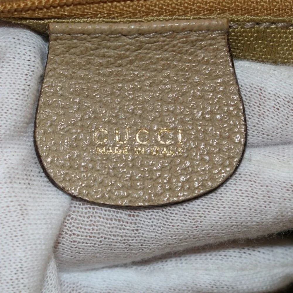 GUCCI Beige Suede Bamboo Dome 1GK1226K